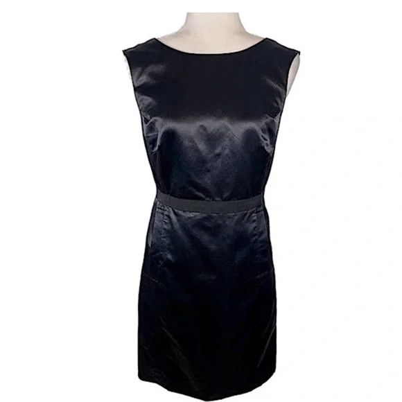 Marc By Marc Jacobs | Dresses | Marc By Marc Jacobs Black Satin  Sleevelesscocktail Dress | Poshmark